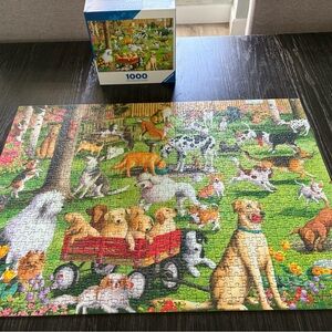 Ravensburger - at The Dog Park - 1000 Piece Large Format Jigsaw 🧩 Puzzle